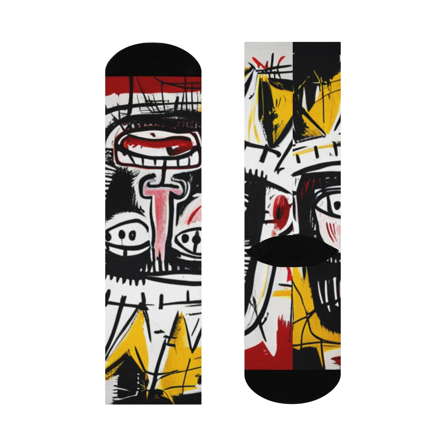 The one with the graffiti Cushioned Crew Socks