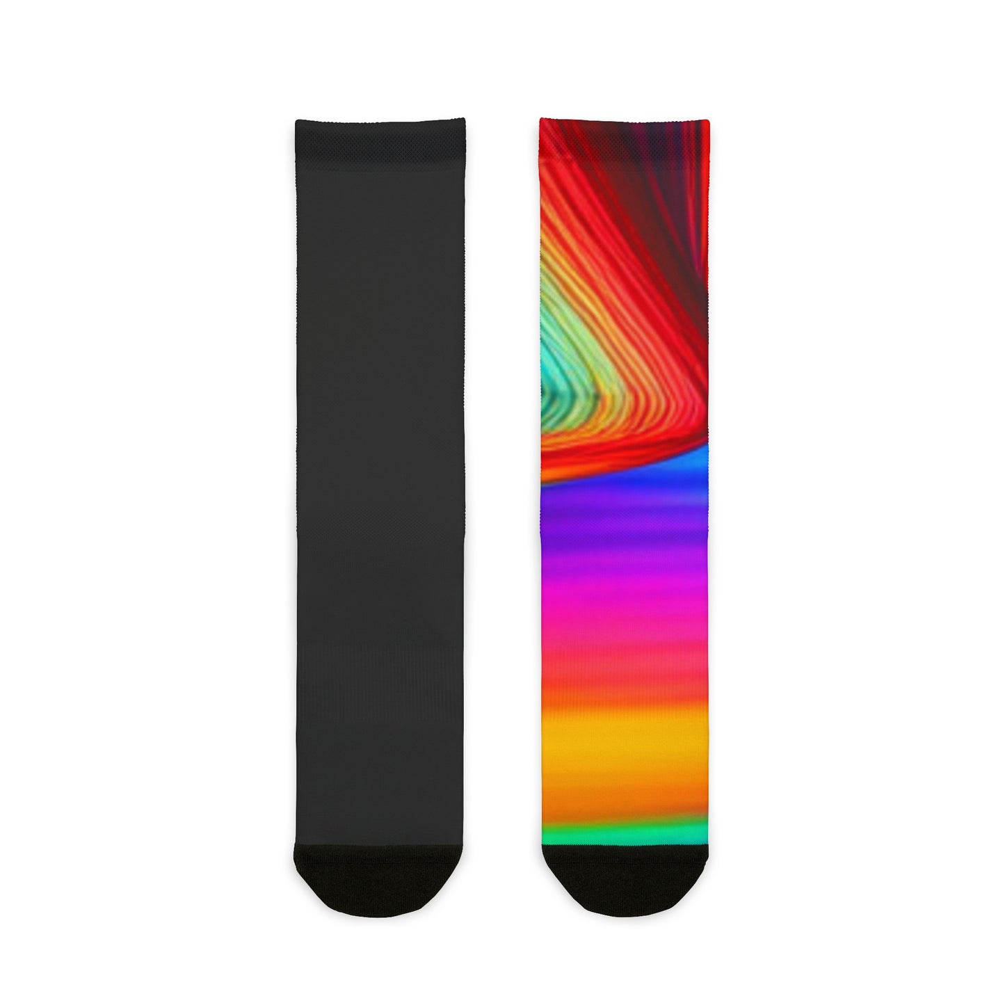 Colorful Nights Sublimation Crew Socks