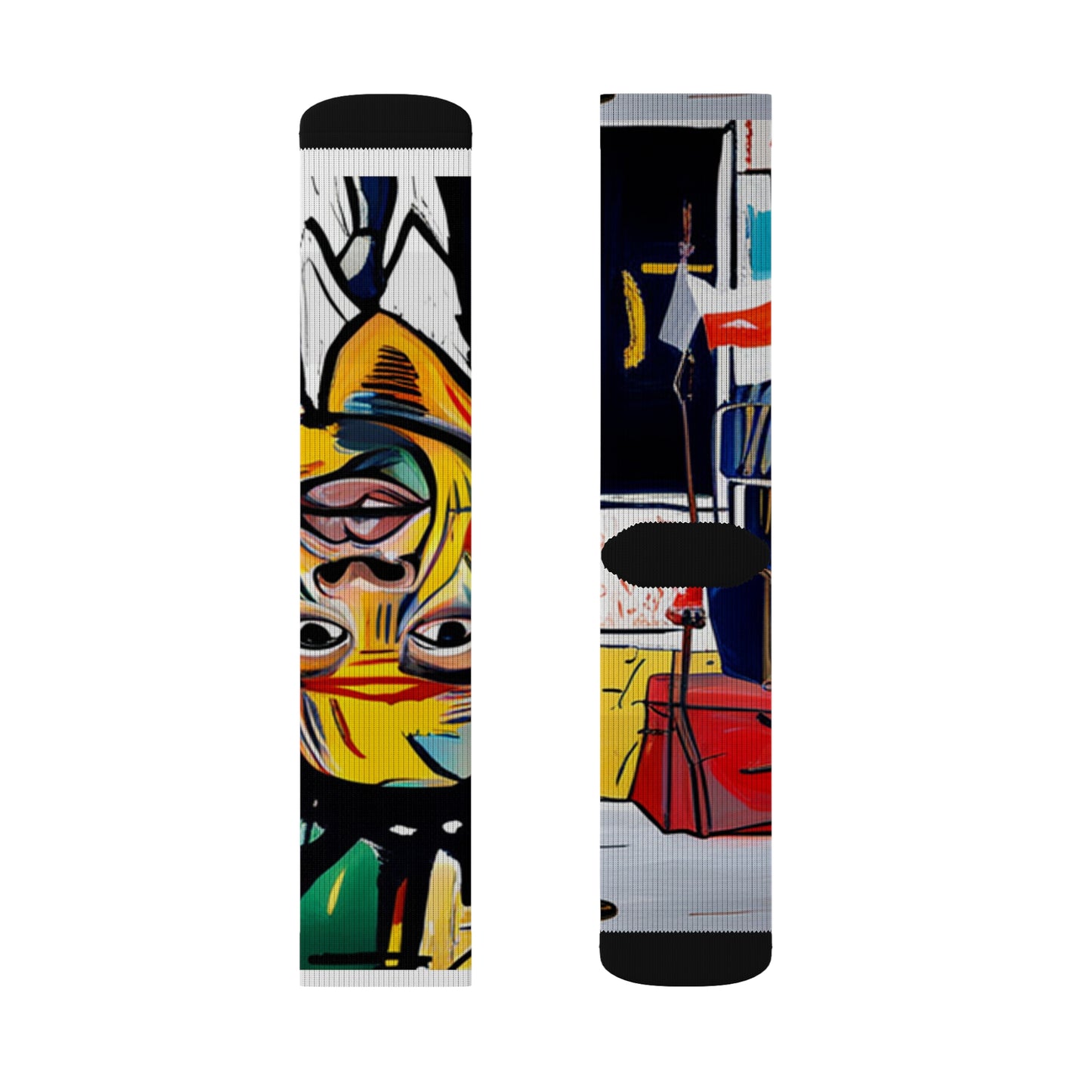 Sublimation Socks Jean-Michel Basquiat