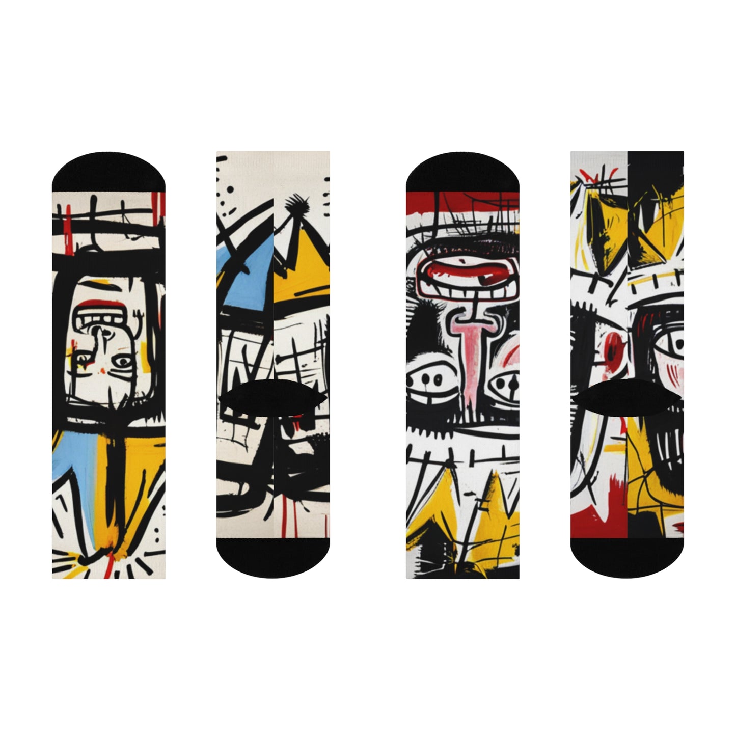 The one with the graffiti Cushioned Crew Socks