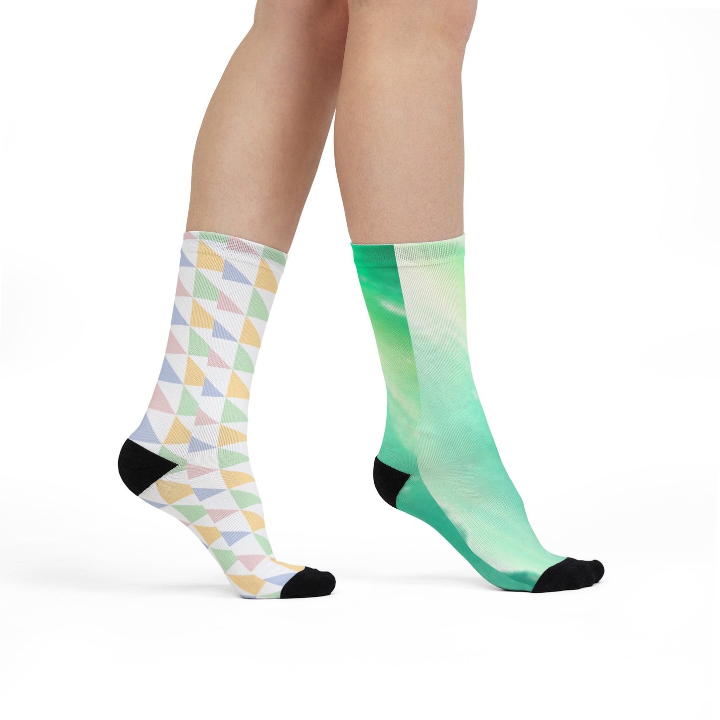 The one with the mint Sublimation Crew Socks