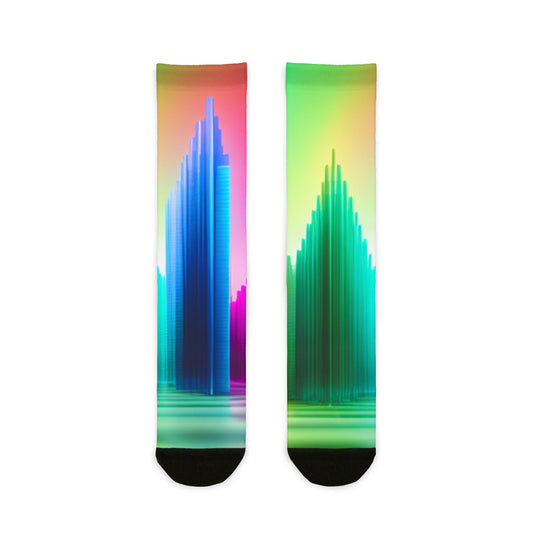 High Up Sublimation Crew Socks