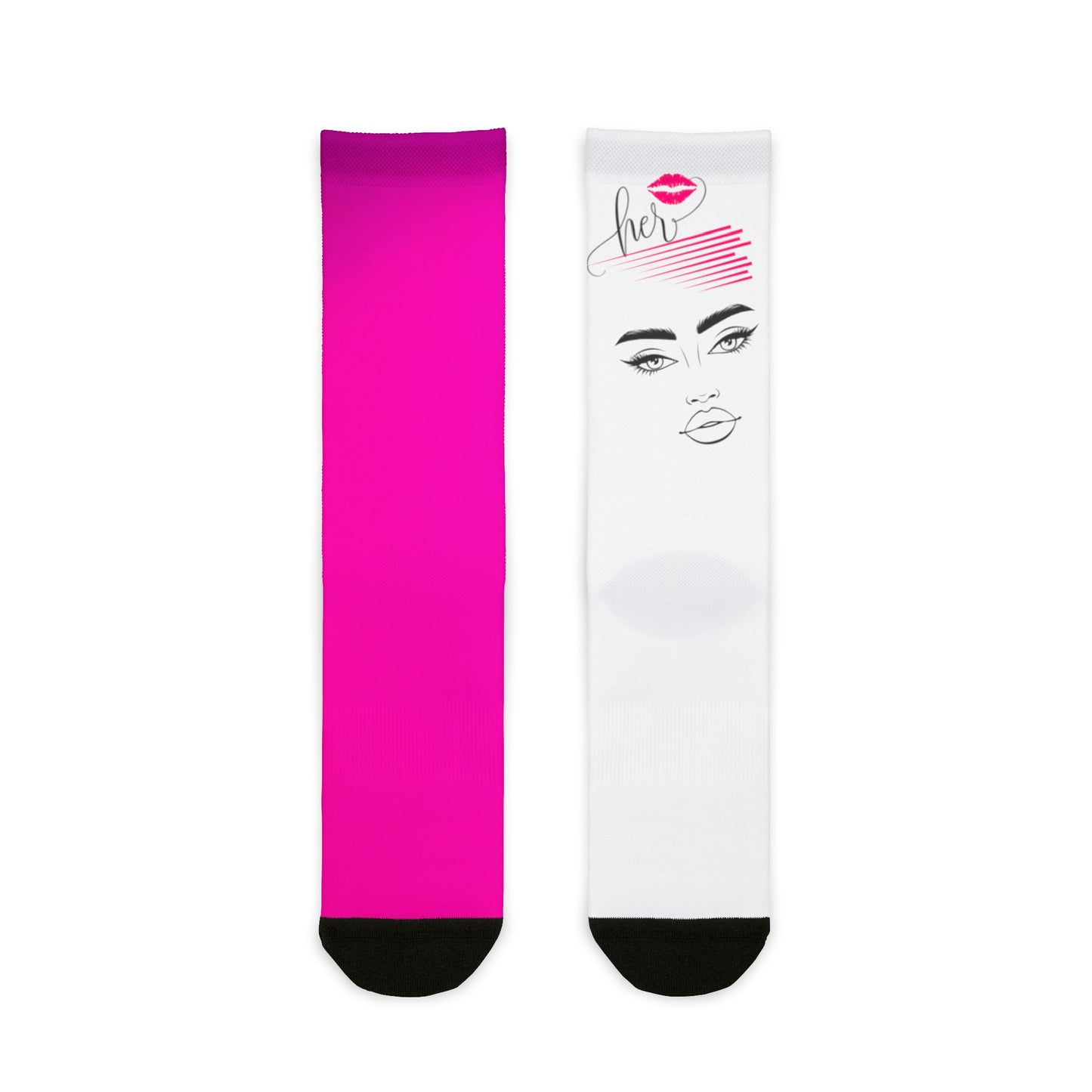 Pink Panther Sublimation Crew Socks