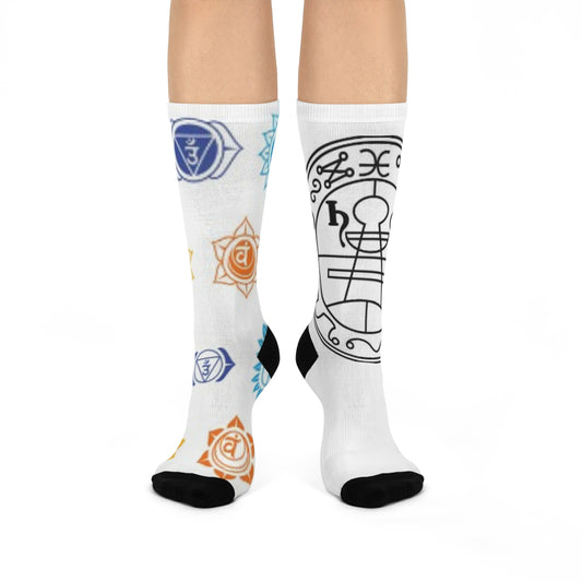 The one with the sigil  Cushioned Crew Socks