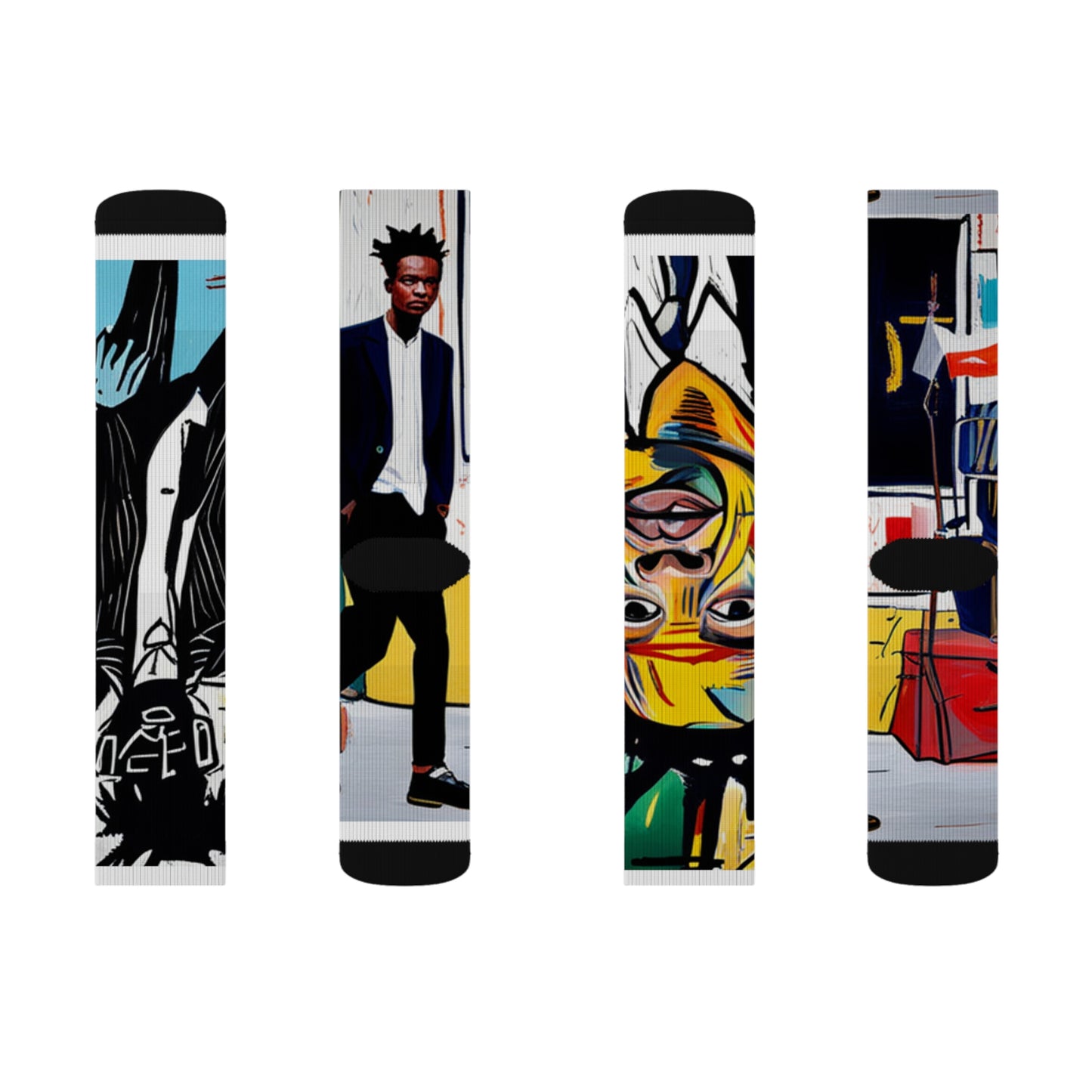 Sublimation Socks Jean-Michel Basquiat