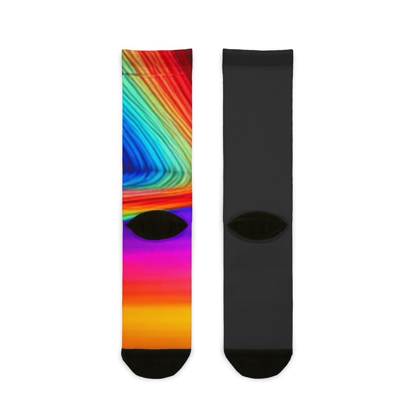 Colorful Nights Sublimation Crew Socks