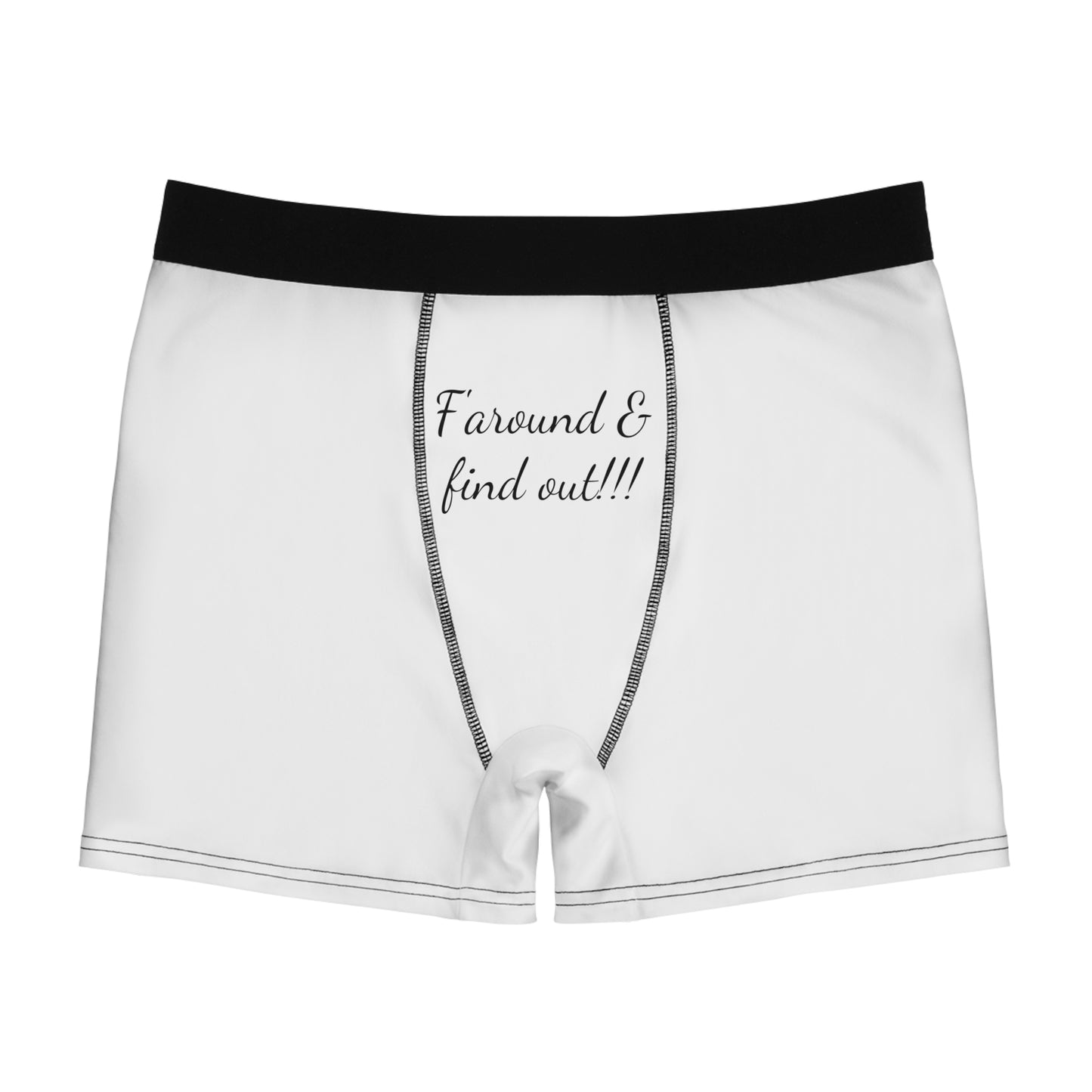 Custom Men's Boxer Briefs (AOP) F' around and find out