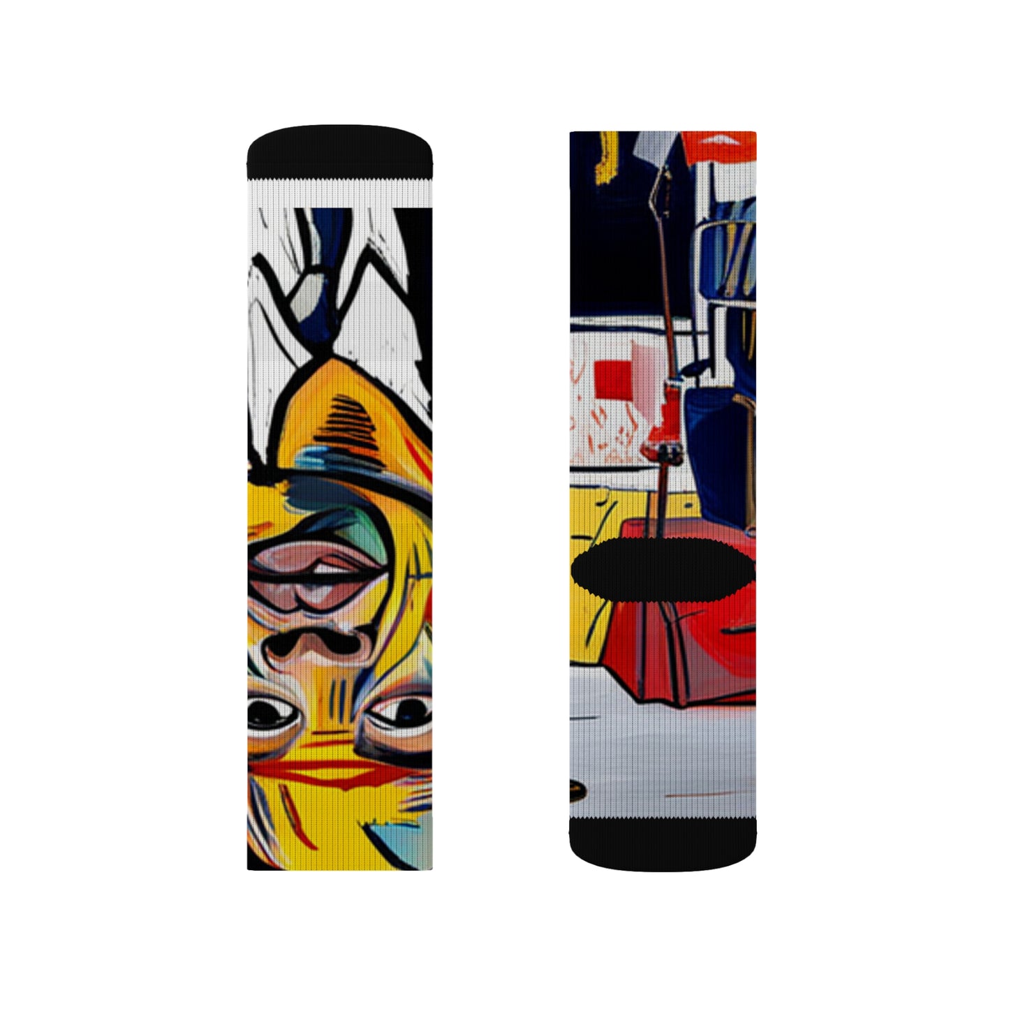 Sublimation Socks Jean-Michel Basquiat