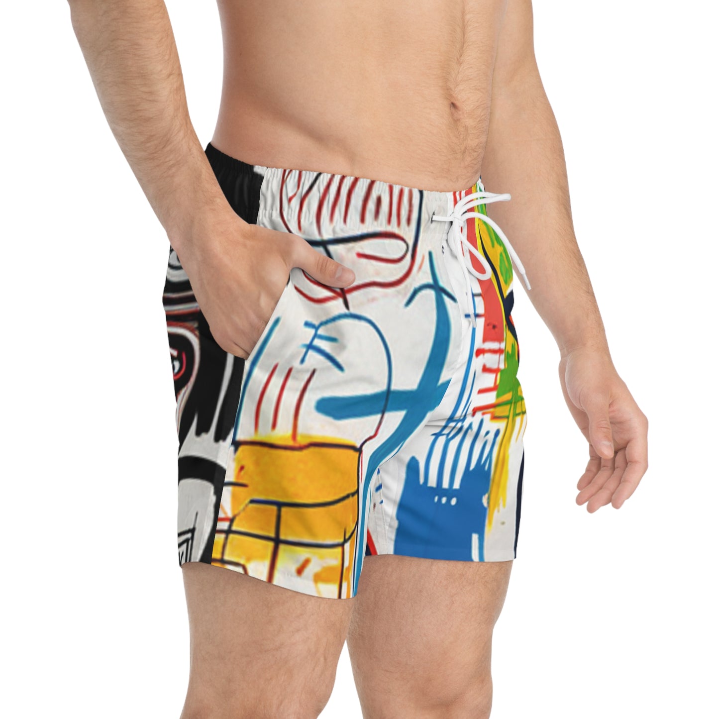 Art Mashup Swim Trunks (AOP)