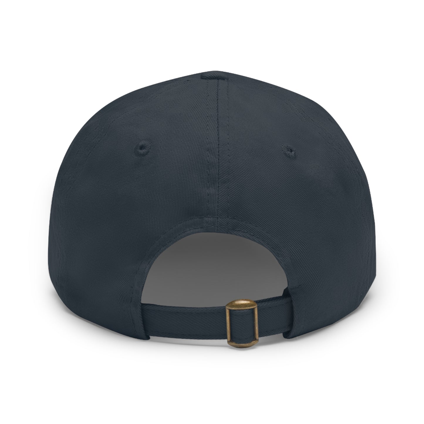 Dad Hat with Leather Patch (Rectangle) Think For Yourself Question Authority