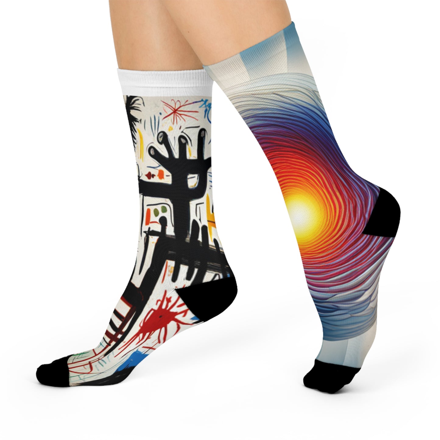 Torus and Basquiat Cushioned Crew Socks