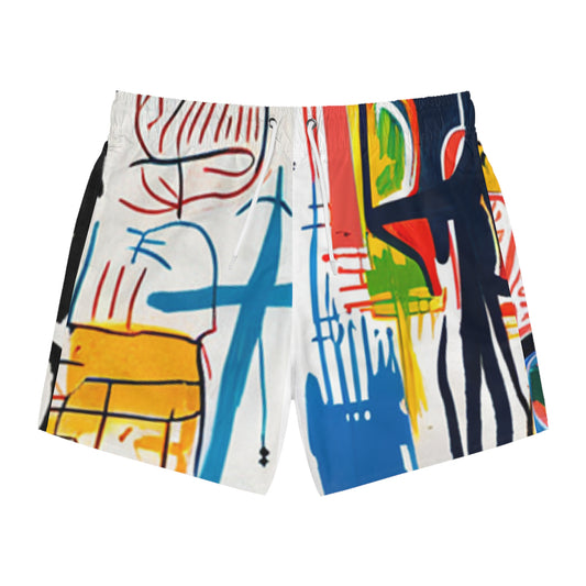 Art Mashup Swim Trunks (AOP)