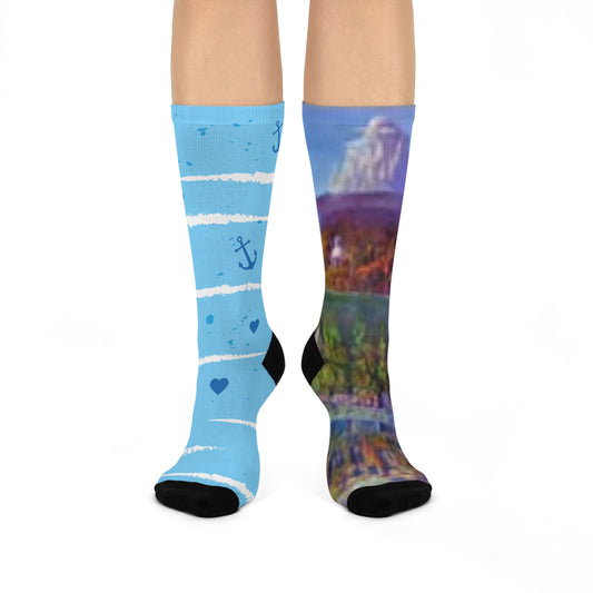 The one with the Water Divided Cushioned Crew Socks