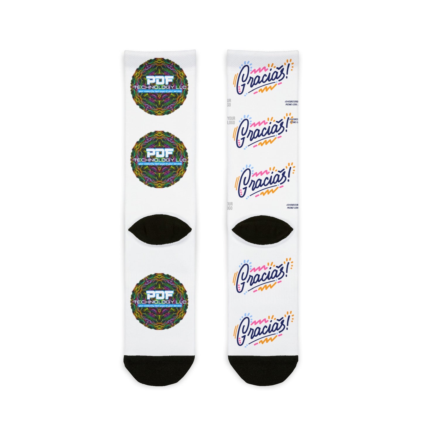 Sublimation Crew Socks