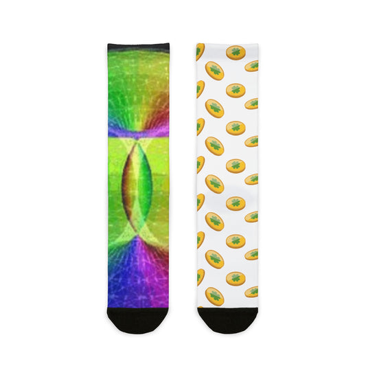 North Pole Sublimation Crew Socks