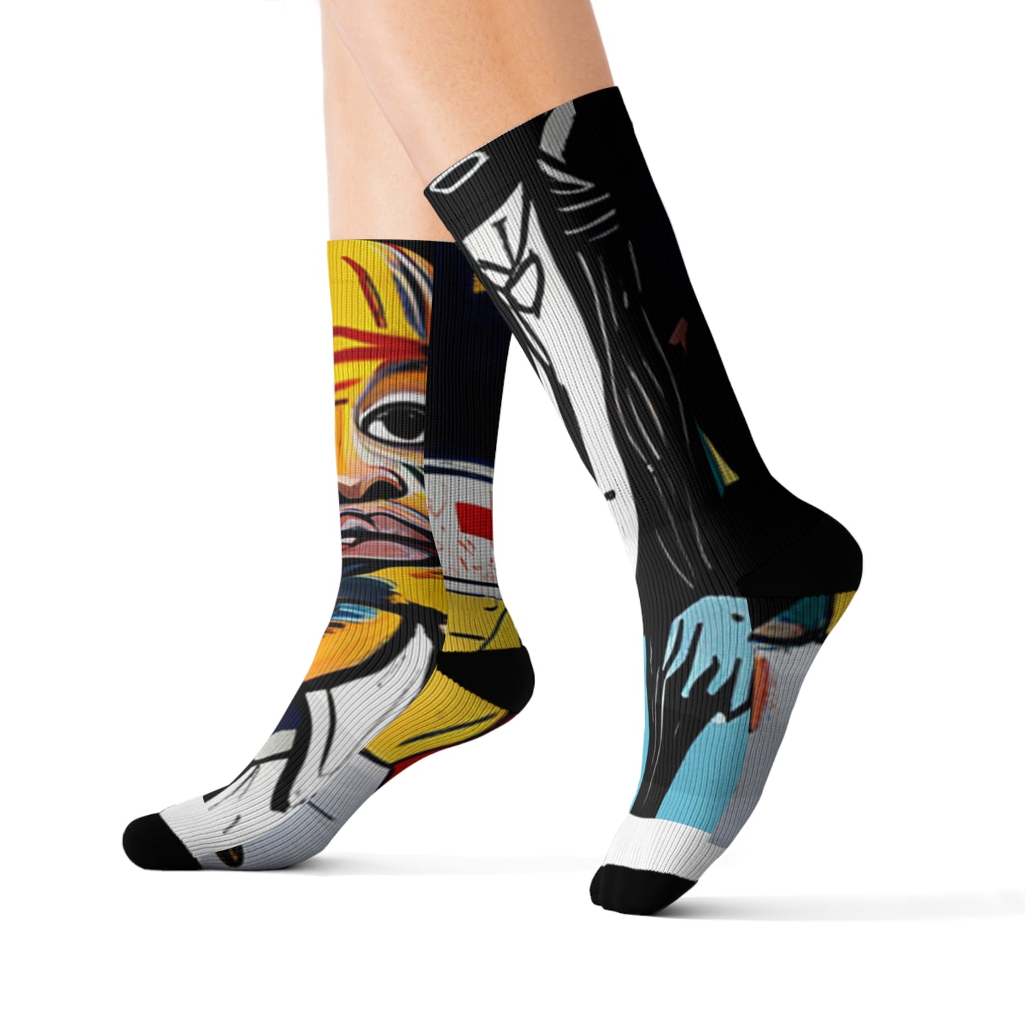 Sublimation Socks Jean-Michel Basquiat