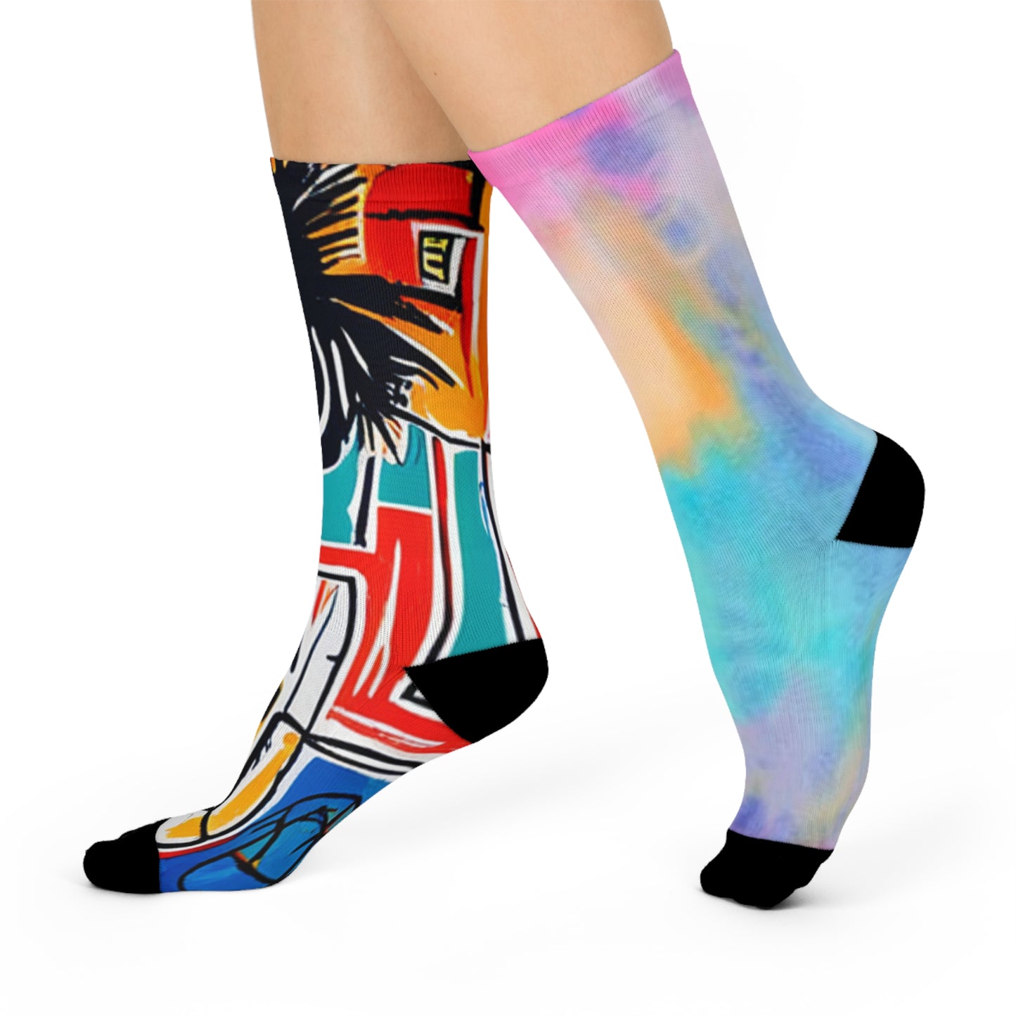 The one with Smooch design Cushioned Crew Socks