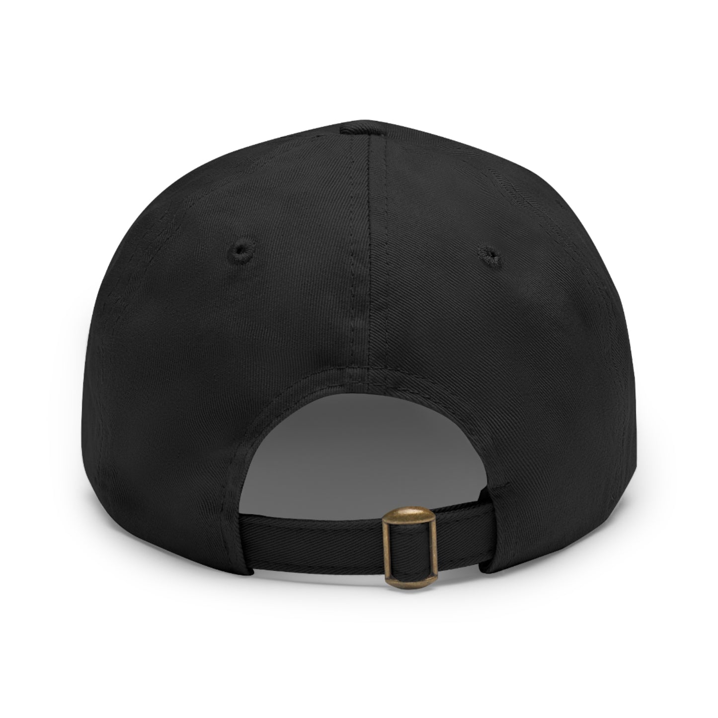 Dad Hat with Leather Patch (Rectangle) Think For Yourself Question Authority