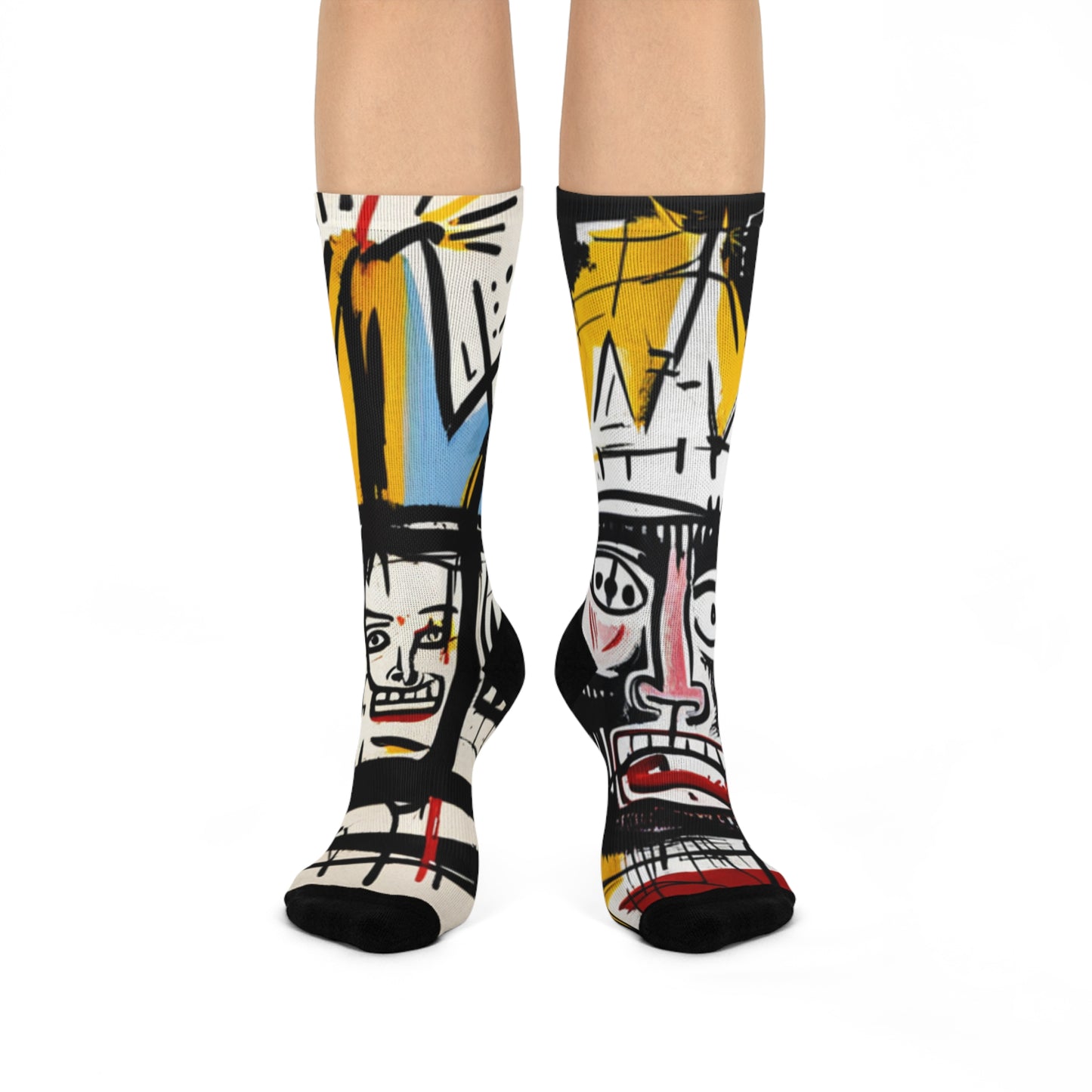 The one with the graffiti Cushioned Crew Socks