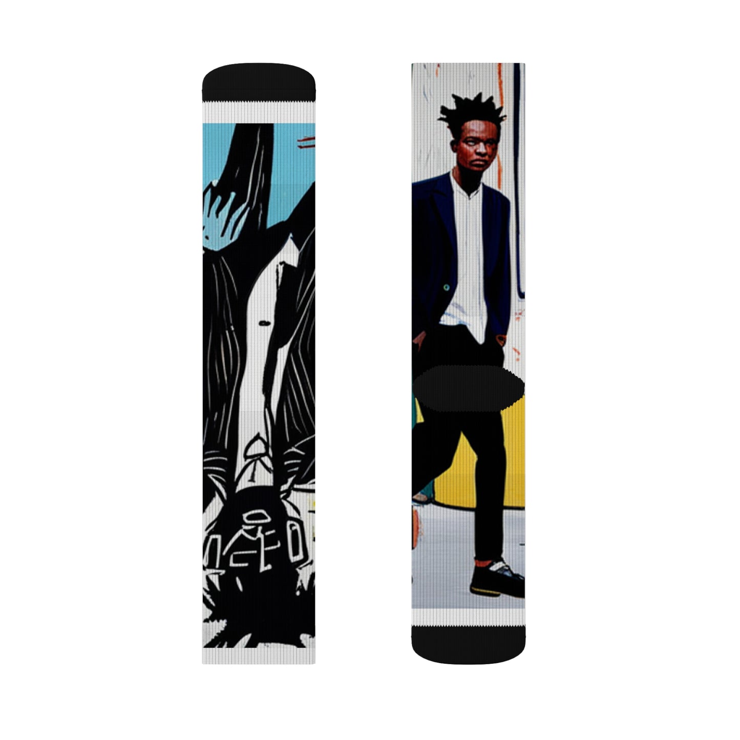 Sublimation Socks Jean-Michel Basquiat