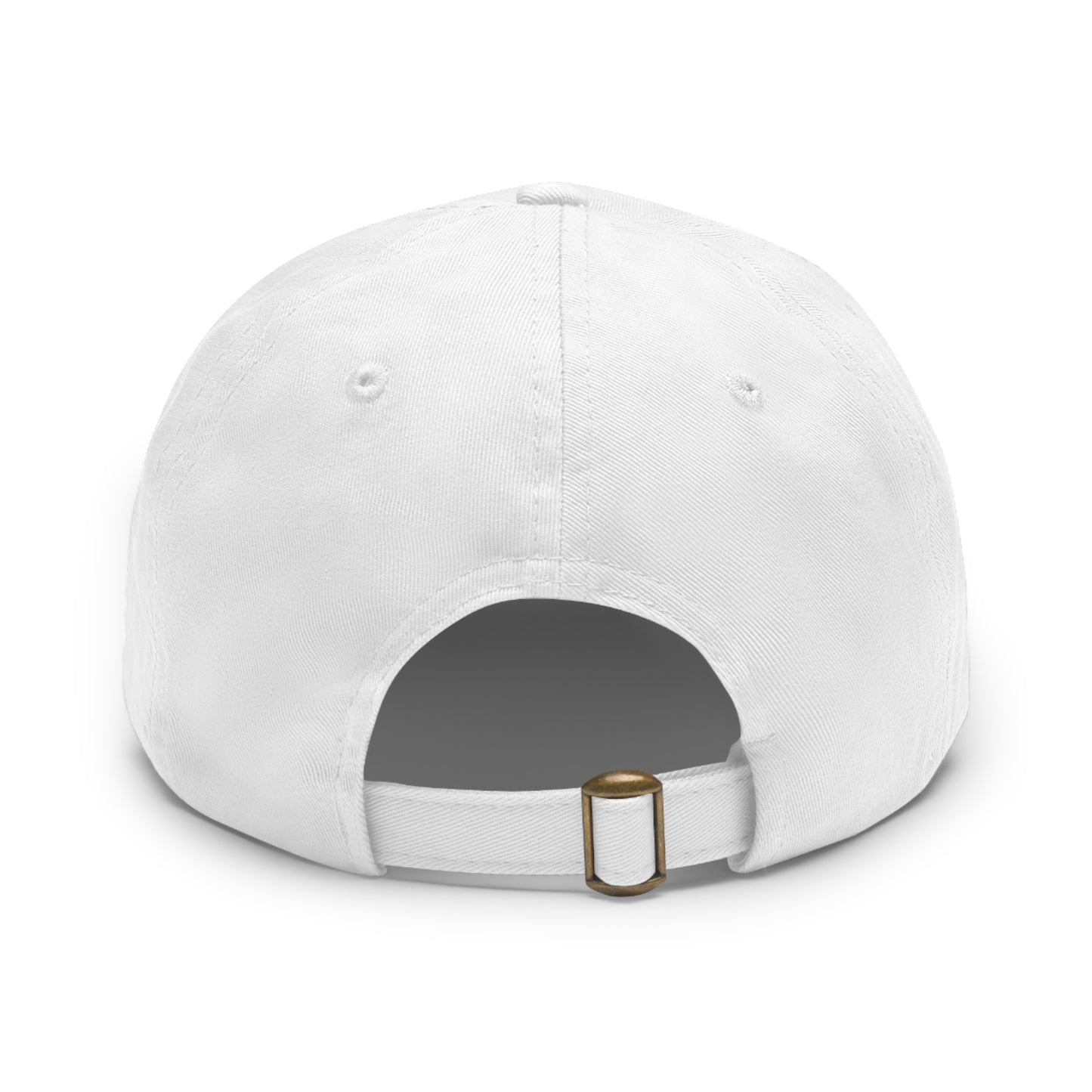 Dad Hat with Leather Patch (Rectangle) Think For Yourself Question Authority