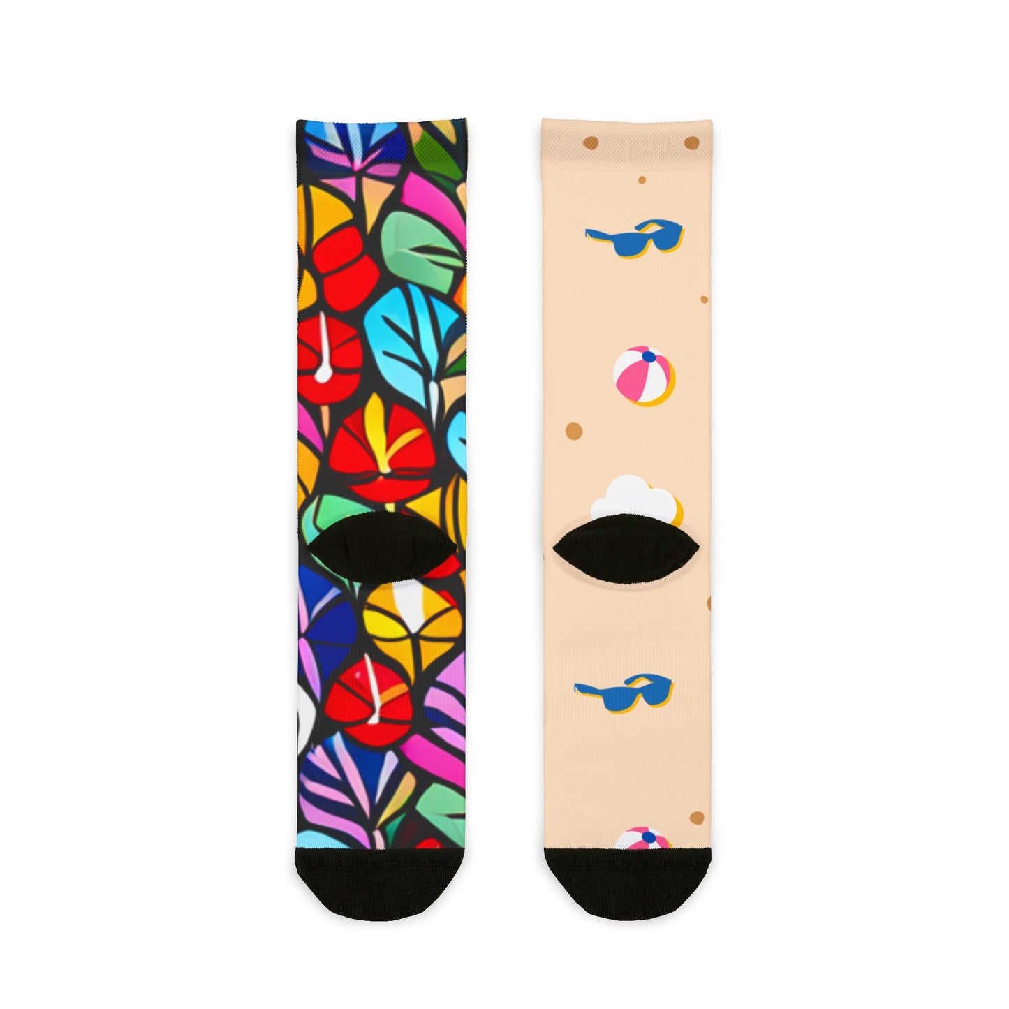 The one with the beachball Sublimation Crew Socks