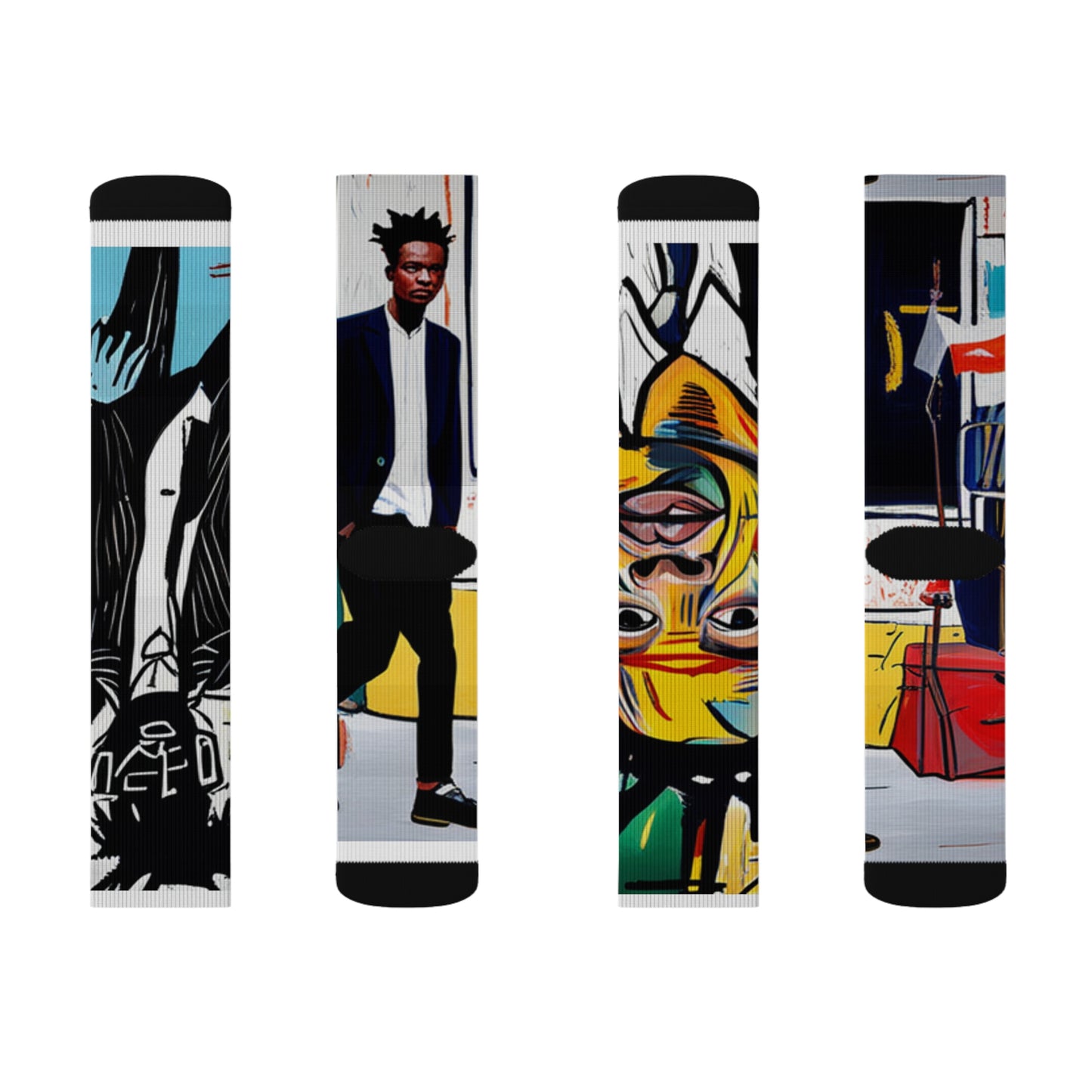 Sublimation Socks Jean-Michel Basquiat