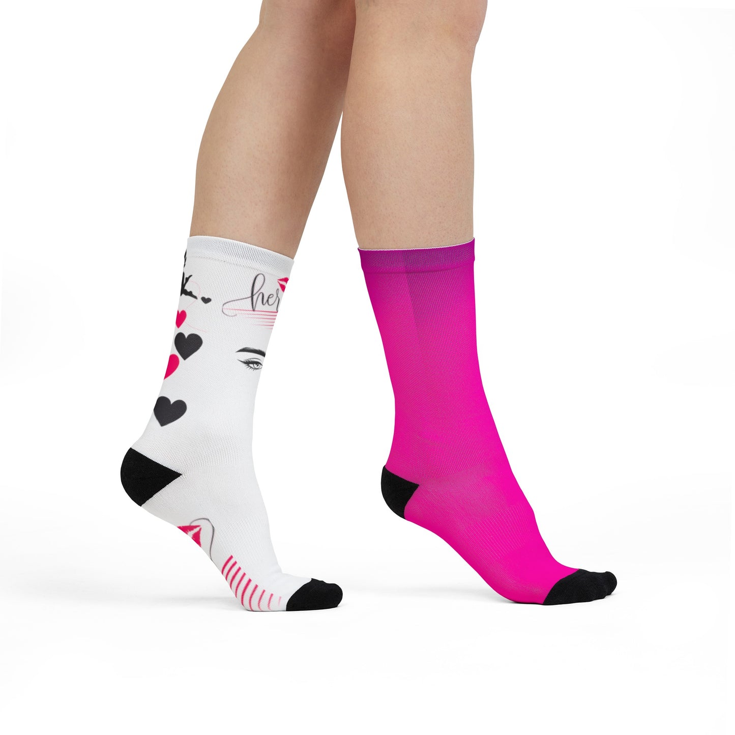 Pink Panther Sublimation Crew Socks