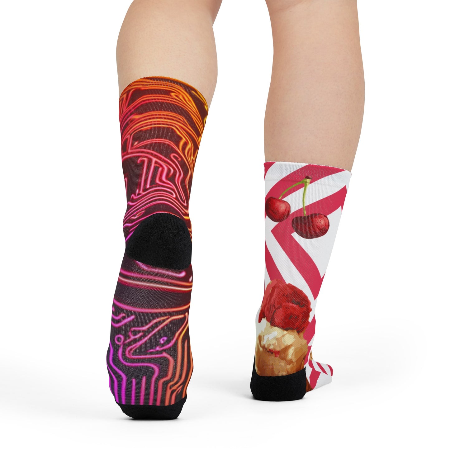 Sweet Circuit Sublimation Crew Socks