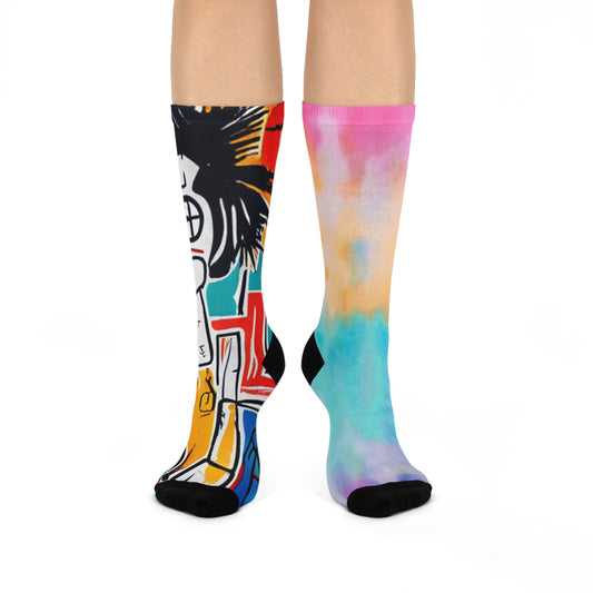 The one with Smooch design Cushioned Crew Socks