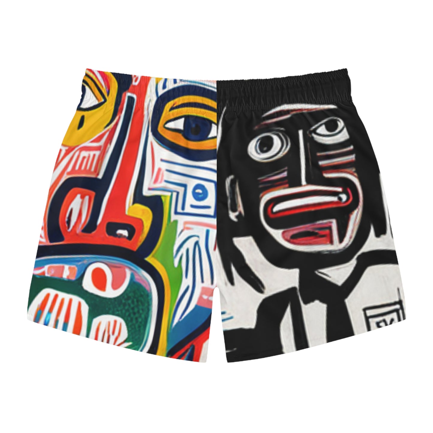 Art Mashup Swim Trunks (AOP)