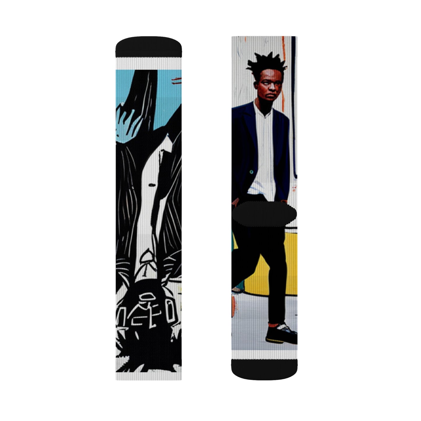 Sublimation Socks Jean-Michel Basquiat