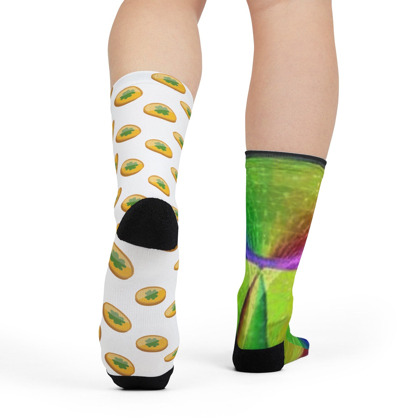 North Pole Sublimation Crew Socks