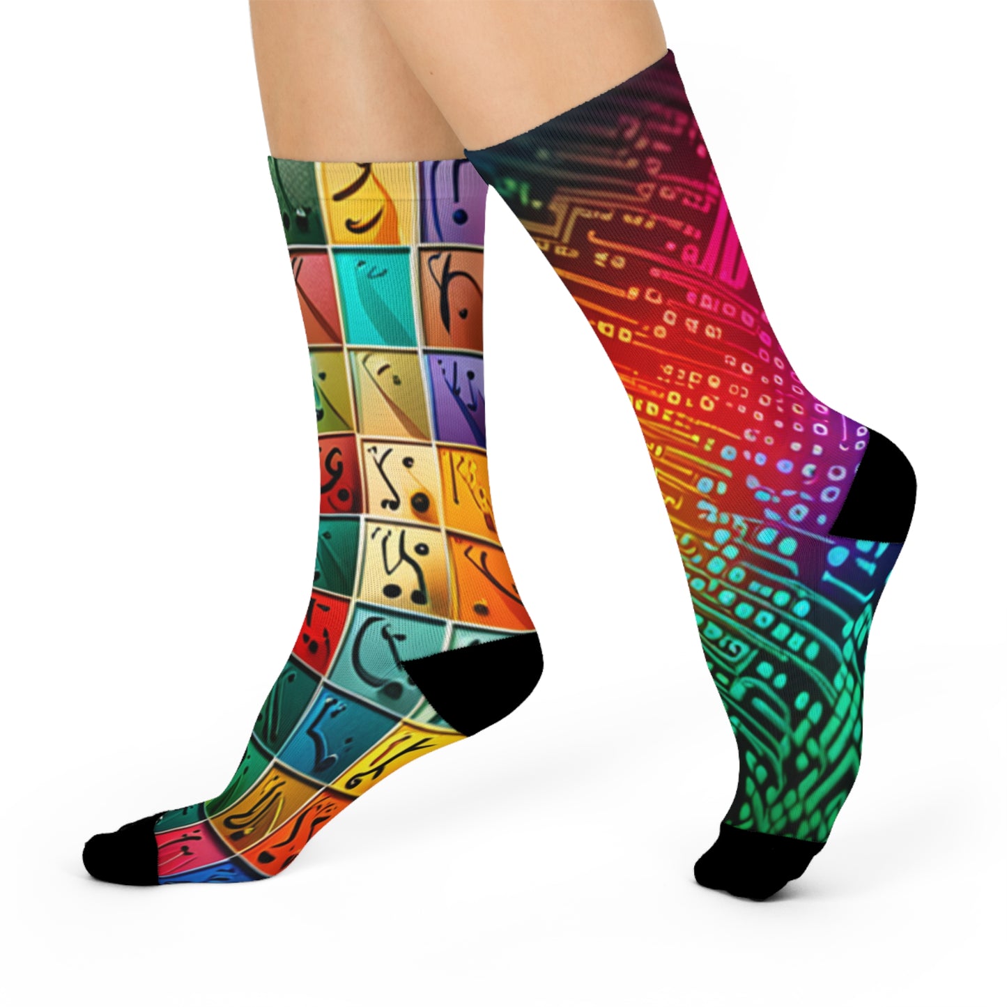 The one with the Alphabet Cushioned Crew Socks