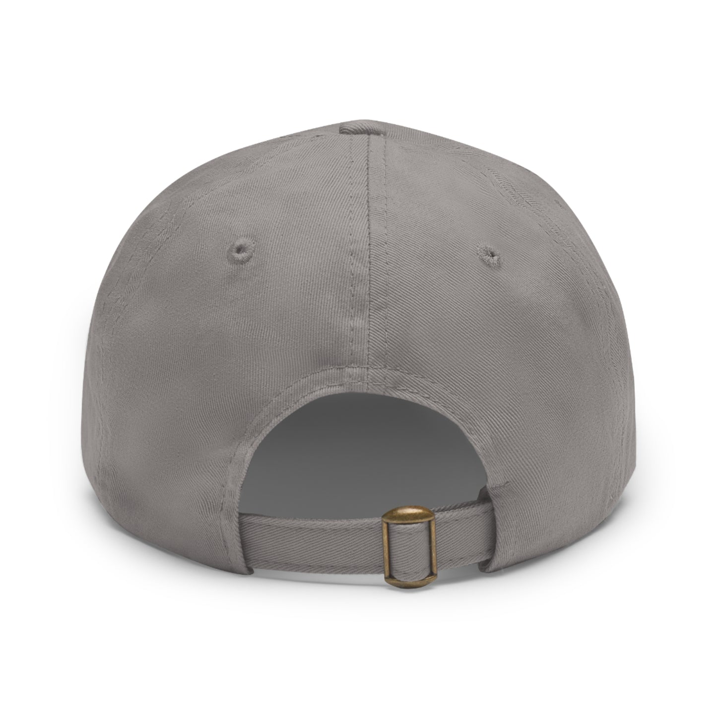 Dad Hat with Leather Patch (Rectangle) Think For Yourself Question Authority