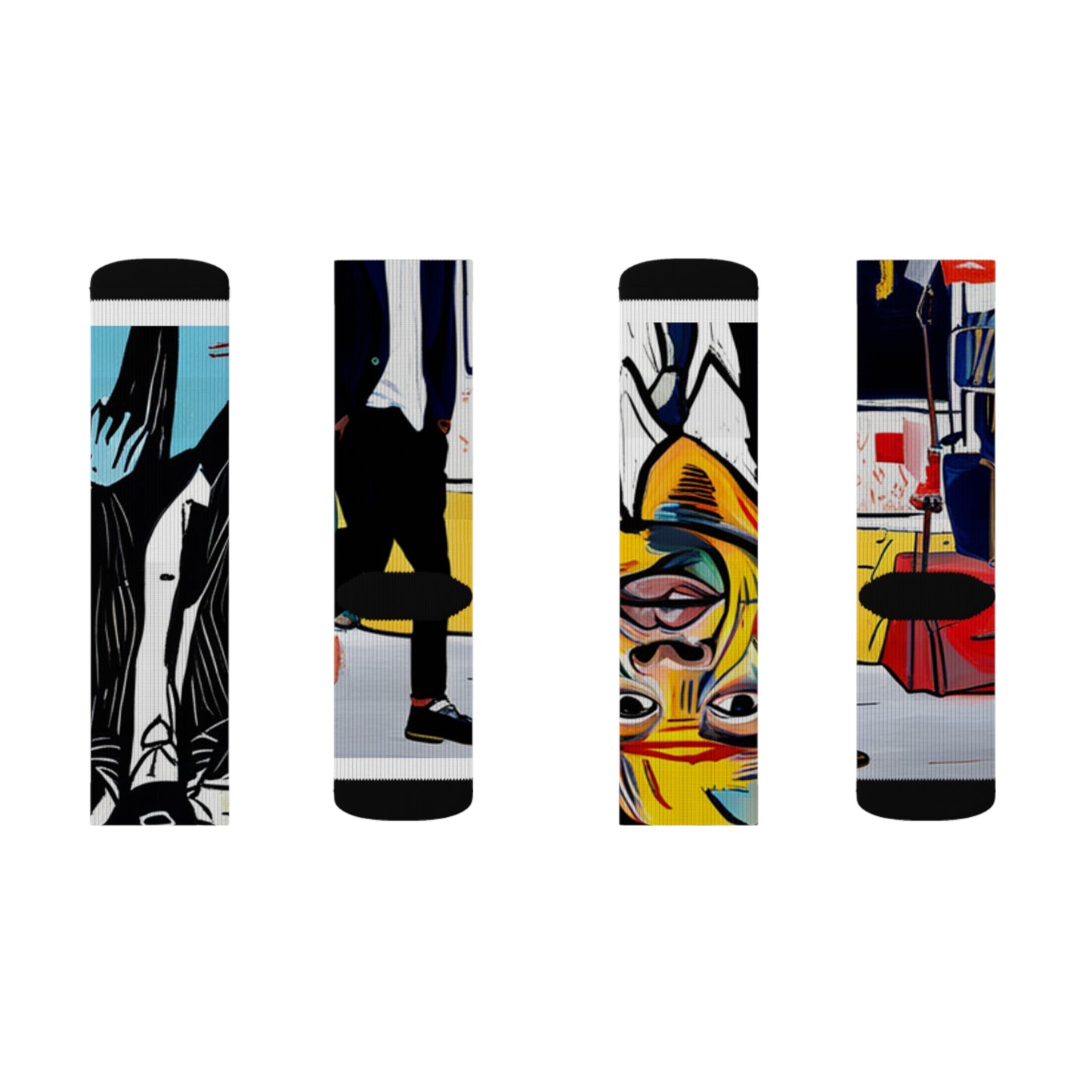 Sublimation Socks Jean-Michel Basquiat